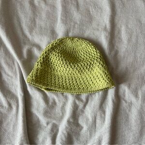 Green Crochet Beanie